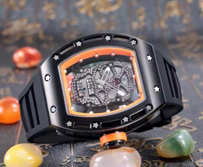 希少 2020 リシャールミル RICHARD MILLE 透かし彫りムーブメント 男性用腕時計