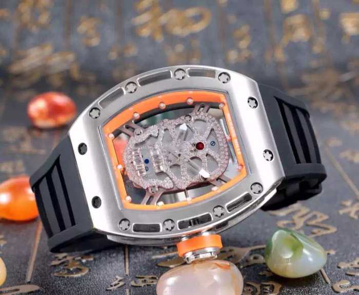 オリジナル 2020 リシャールミル RICHARD MILLE透かし彫りムーブメント 男性用腕時計