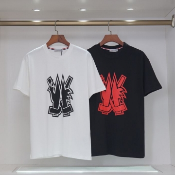 2025新作MONCLER モンクレールハイブリッド素材Tシャツ