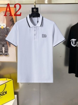 2025新作DOLCE＆GABBANA ドルチェ＆ガッバーナクラシカルカラーTシャツ