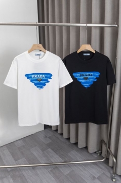 2025新作PRADA プラダシンプルシルエットTシャツ
