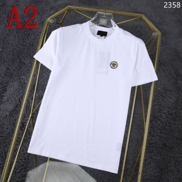 2025新作VERSACE ヴェルサーチスリムストレートTシャツ