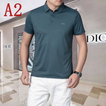 2025新作HUGO BOSS ヒューゴボスクリーンカットTシャツ