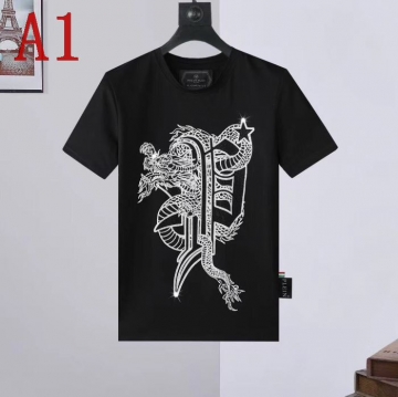 2025新作PHILIPP PLEIN フィリッププレインホリデーモチーフTシャツ