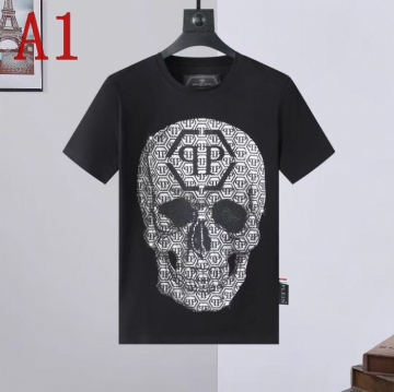 2025新作PHILIPP PLEIN フィリッププレインミニマルデザインTシャツ