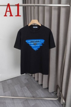 2025新作PRADA プラダシンプルシルエットTシャツ