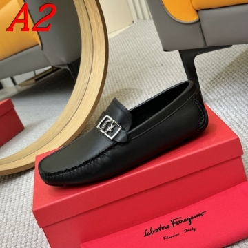 FERRAGAMO スニーカービジネスカジュアルに合う◎スリムデザイン  