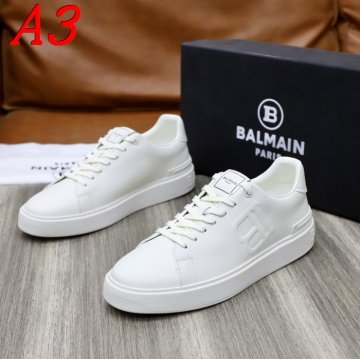 BALMAIN スニーカー【在庫あり】スタイリッシュなモノトーン★快速発送  