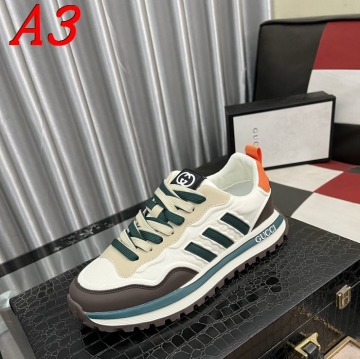 GUCCI スニーカー冬のビジネスシーンに！防水仕様のシックデザイン  