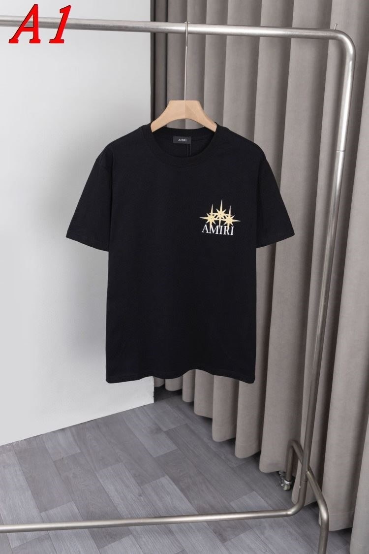 2025新作 AMIRIアミリ クルーネック 半袖Tシャツ スポーティ