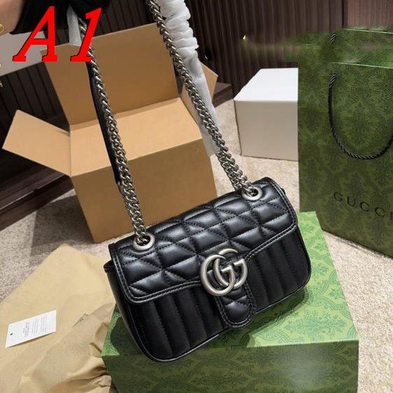 2025 プレミアム ショルダーバッグ/ショルダーバッグ GUCCI  グッチ   24CM/21CM/17CM