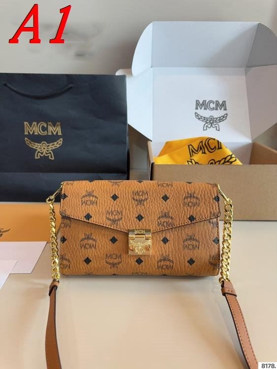 2025 エッジー ショルダーバッグ/ショルダーバッグ MCM  エムシーエム   23CM