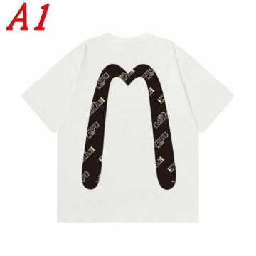 EVISUエヴィス 2025新作   ラウンドネック 半袖Tシャツ   ユーモア