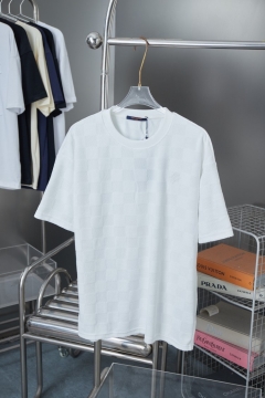  LOUIS VUITTONルイヴィトン 2025新作   ラウンドネック 半袖Tシャツ   アメカジ