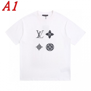  LOUIS VUITTONルイヴィトン 2025新作   ラウンドネック 半袖Tシャツ   リラックス感