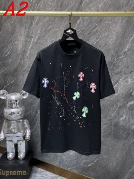 CHROME HEARTSクロムハーツ 2025新作   ラウンドネック 半袖Tシャツ   デイリー