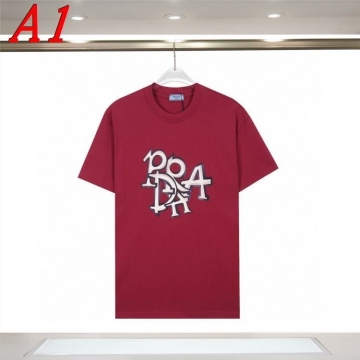  PRADAプラダ 2025新作 クルーネック 半袖Tシャツ ハイブランド風