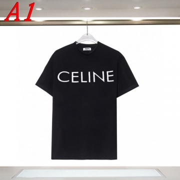 2025新作 CELINEセリーヌ ラウンドネック 半袖Tシャツ   ストリート...