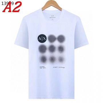 2025新作 ARMANIアルマーニ クルーネック 半袖Tシャツ エッジー