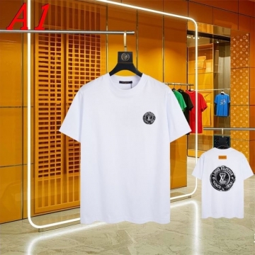  LOUIS VUITTONルイヴィトン 2025新作   ラウンドネック 半袖Tシャツ   リベラル