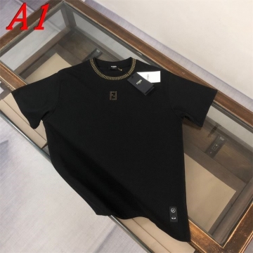 2025新作 FENDIフェンデイ ラウンドネック 半袖Tシャツ   ユニーク