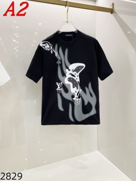  LOUIS VUITTONルイヴィトン 2025新作 クルーネック 半袖Tシャツ トレンド感