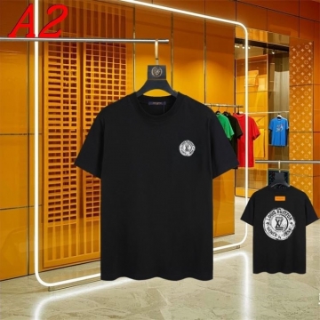  LOUIS VUITTONルイヴィトン 2025新作   ラウンドネック 半袖Tシャツ   リベラル