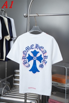  CHROME HEARTSクロムハーツ 2025新作   ラウンドネック 半袖Tシャツ   クール&カジュアル