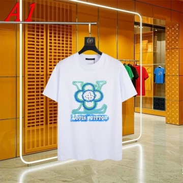  LOUIS VUITTONルイヴィトン 2025新作   ラウンドネック 半袖Tシャツ   ユニーク