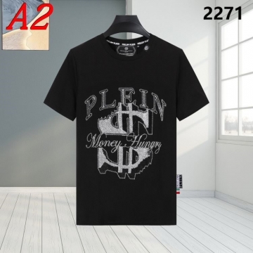 2025新作 PHILIPP PLEINフィリッププレイン クルーネック 半袖Tシャツ リベラル