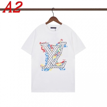  LOUIS VUITTONルイヴィトン 2025新作 クルーネック 半袖Tシャツ エレメント