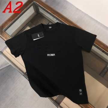 2025新作 FENDIフェンデイ ラウンドネック 半袖Tシャツ   パワフル