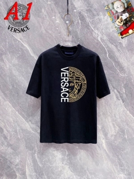  VERSACEヴェルサーチ 2025新作 クルーネック 半袖Tシャツ アメカジ