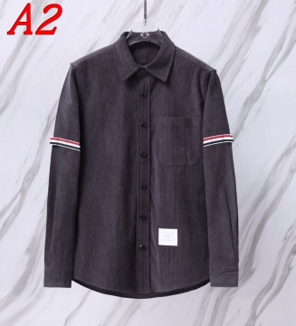 25新作 デラックス THOM BROWNE トムブラウン シャツ 0=S 1=M 2=L 3=XL 4=XXL