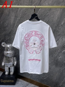  CHROME HEARTSクロムハーツ 2025新作 クルーネック 半袖Tシャツ アウトドア対応