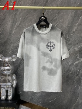 2025新作 CHROME HEARTSクロムハーツ クルーネック 半袖Tシャツ コラボモデル
