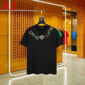 2025新作 LOUIS VUITTONルイヴィトン ラウンドネック 半袖Tシャツ   パワフル