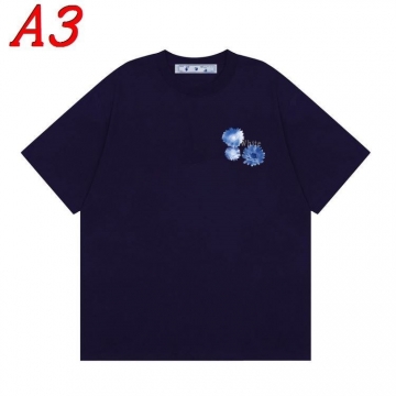 2025新作 OFF-WHITEオフホワイト ラウンドネック 半袖Tシャツ   ボリューム感