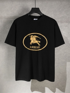 2025新作 BURBERRYバーバリー ラウンドネック 半袖Tシャツ   ルーズフィット