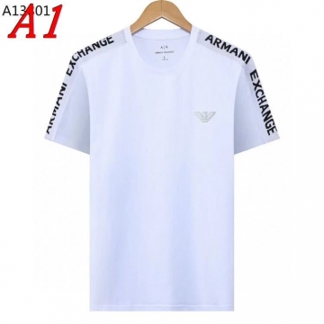 2025新作 ARMANIアルマーニ ラウンドネック 半袖Tシャツ   トラベル向け