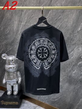  CHROME HEARTSクロムハーツ 2025新作   ラウンドネック 半袖Tシャツ   カジュアル
