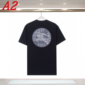  BURBERRYバーバリー 2025新作   ラウンドネック 半袖Tシャツ   ハイブランド風