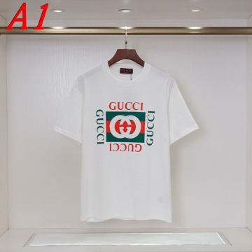 2025新作 GUCCIグッチ ラウンドネック 半袖Tシャツ   ディープ