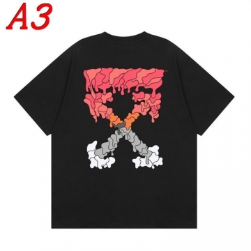  OFF-WHITEオフホワイト 2025新作   ラウンドネック 半袖Tシャツ   プレミアム