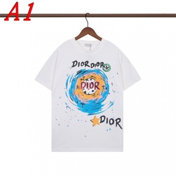 2025新作 DIORディオール クルーネック 半袖Tシャツ トレンドトップ