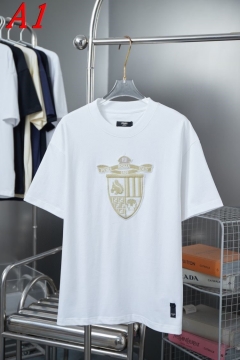 2025新作 FENDIフェンデイ ラウンドネック 半袖Tシャツ   リベラル