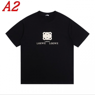  LOEWEロエベ 2025新作   ラウンドネック 半袖Tシャツ   スマート