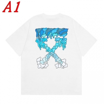  OFF-WHITEオフホワイト 2025新作   ラウンドネック 半袖Tシャツ   ユースカルチャー