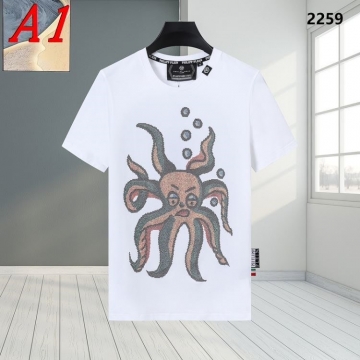 PHILIPP PLEINフィリッププレイン 2025新作 クルーネック 半袖Tシャツ 数量限定