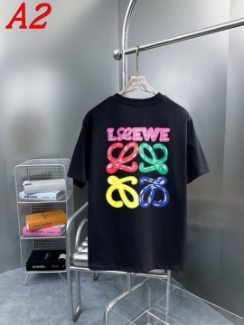 2025新作 LOEWEロエベ クルーネック 半袖Tシャツ インクルーシブ